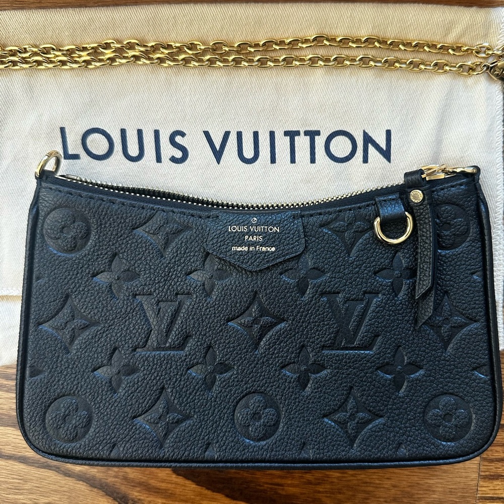 Like New - Louis Vuitton Pochette Félicie GM in Monogram Empreinte Leather